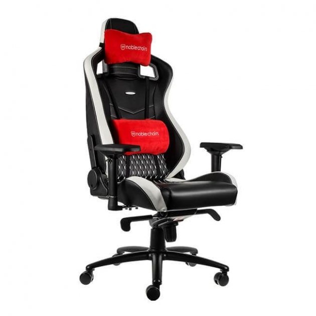 【火熱商品】noblechairs 皇家EPIC系列電競賽車椅-真皮經典款-黑/白/紅